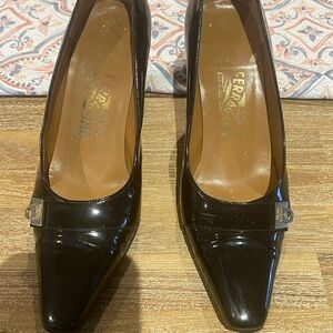 Salvatore Ferragamo Black Women's Shoes (Authentic)